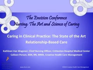 The Envision Conference Nursing: The Art and Science of Caring