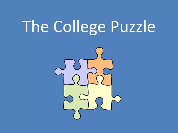 the college puzzle