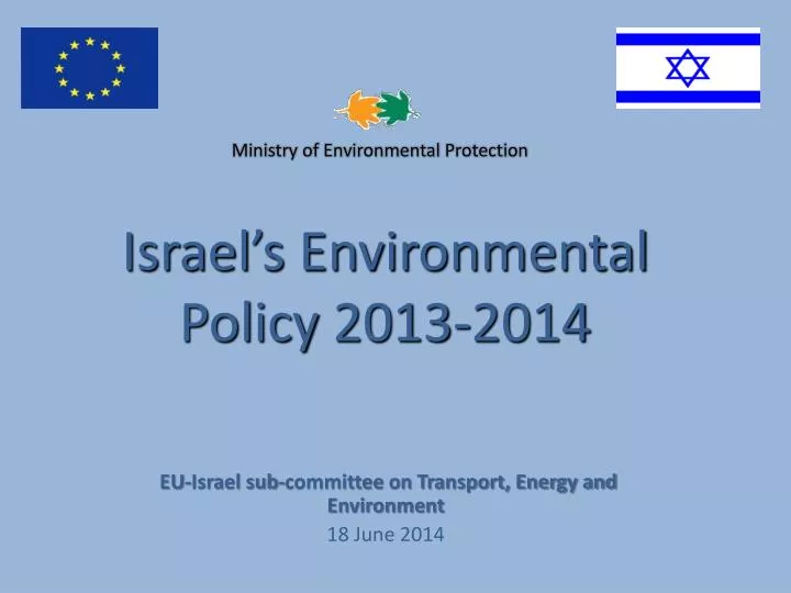 eu israel sub committee on transport energy and environment 18 june 2014