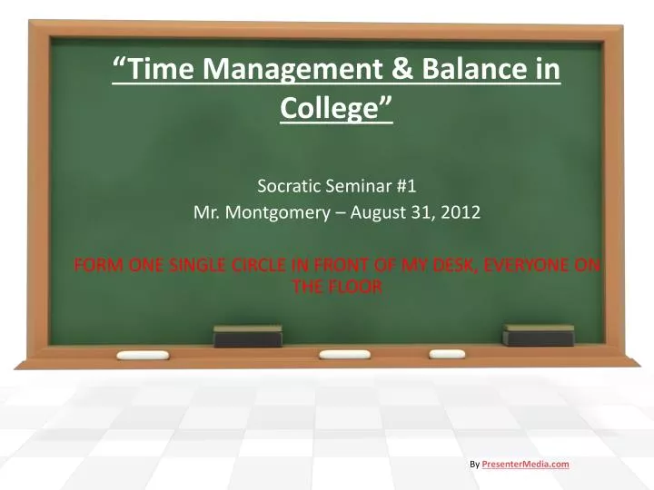 time management balance in college