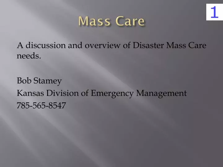 mass care