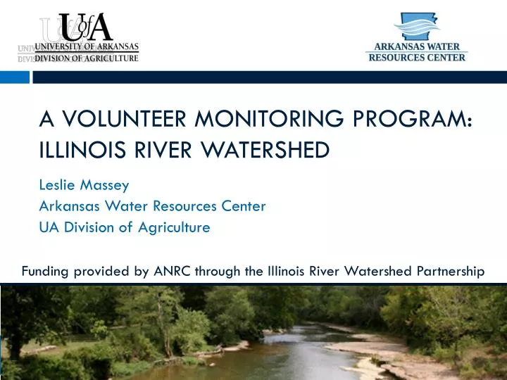 a volunteer monitoring program illinois river watershed