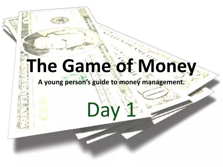 the game of money a young person s guide to money management