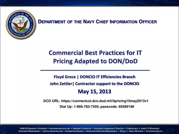 commercial best practices for it pricing adapted to don dod