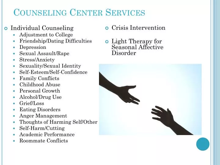 counseling center services