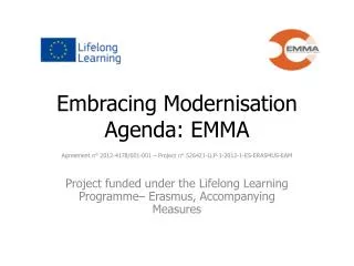 Embracing Modernisation Agenda: EMMA