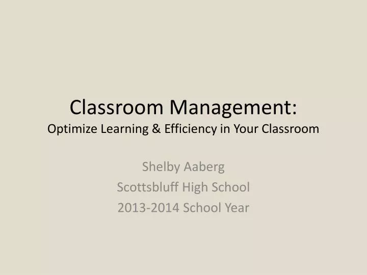 classroom management optimize learning efficiency in your classroom