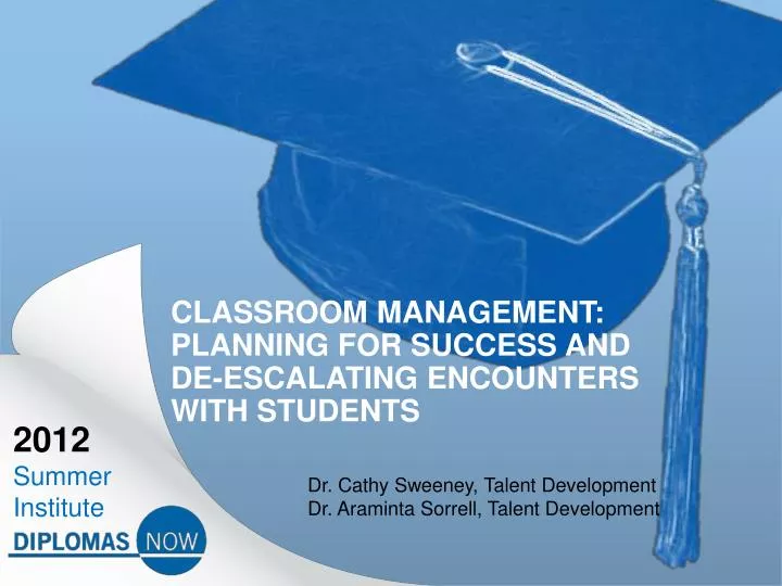 classroom management planning for success and de escalating encounters with students
