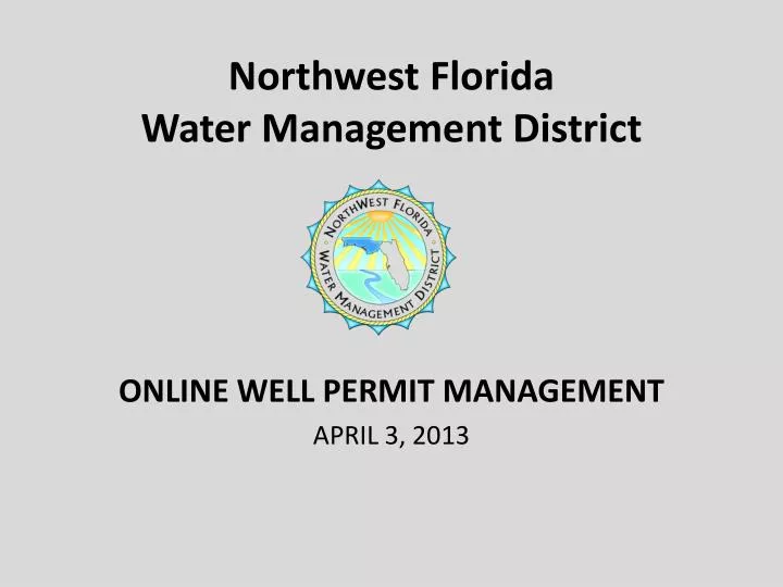 northwest florida water management district