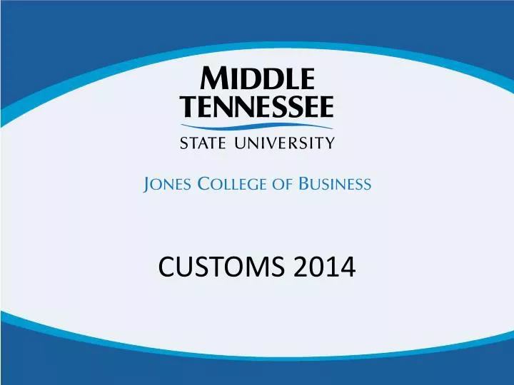 customs 2014