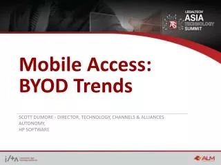 Mobile Access: BYOD Trends