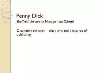 Penny Dick