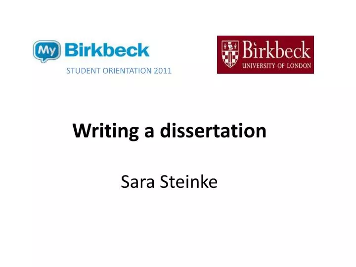 writing a dissertation sara steinke