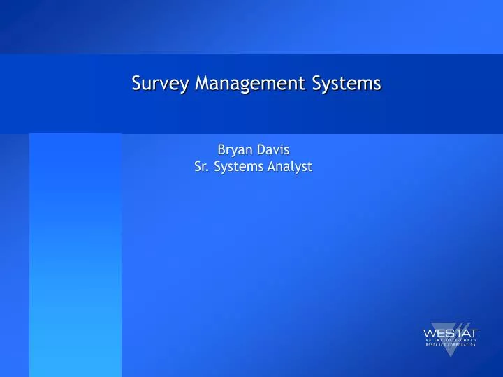 survey management systems