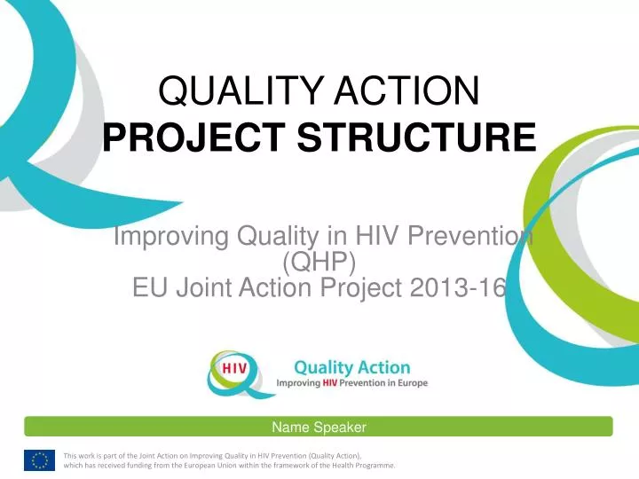 quality action project structure