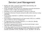 Service Level Management - slide 1