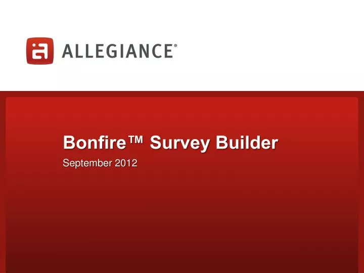 bonfire survey builder