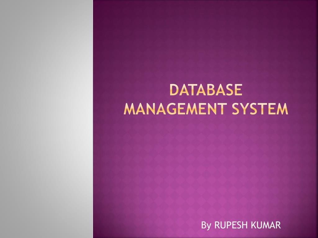 PPT - Database management system PowerPoint Presentation, free download ...