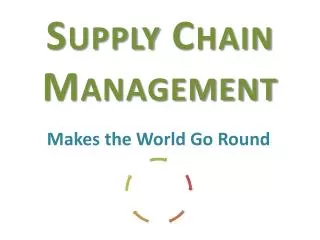 supply chain management