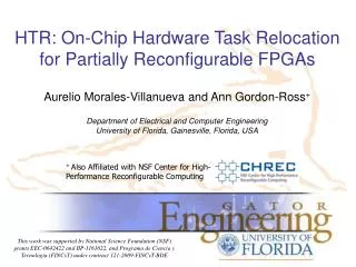 HTR: On-Chip Hardware Task Relocation for Partially Reconfigurable FPGAs