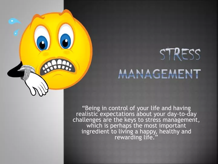 stress management