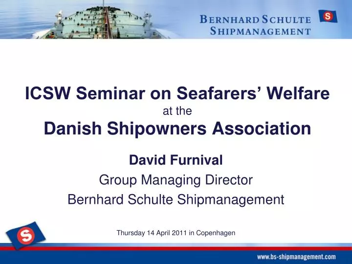 icsw seminar on seafarers welfare at the danish shipowners association