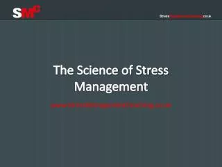 The Science of Stress Management