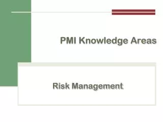 Risk Management