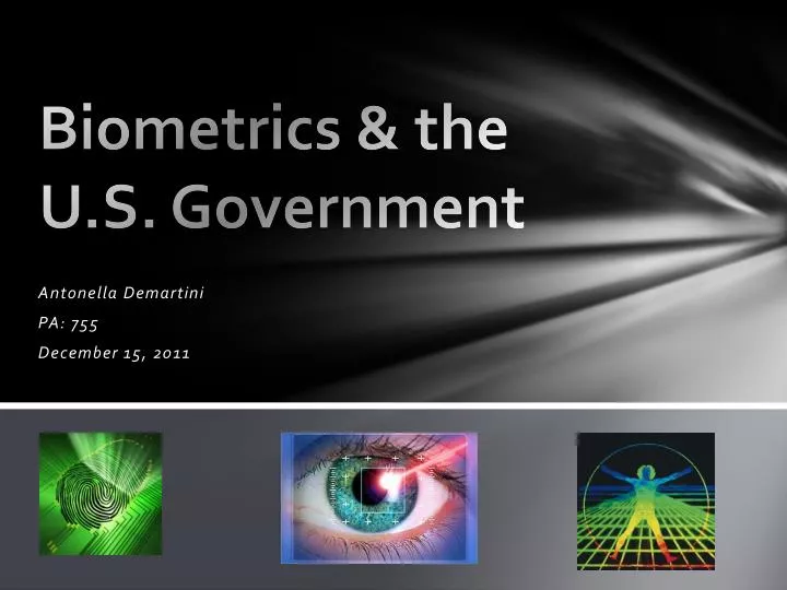 biometrics the u s government