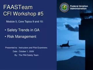 FAASTeam CFI Workshop #5
