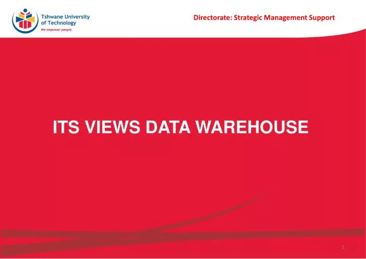 its views data warehouse