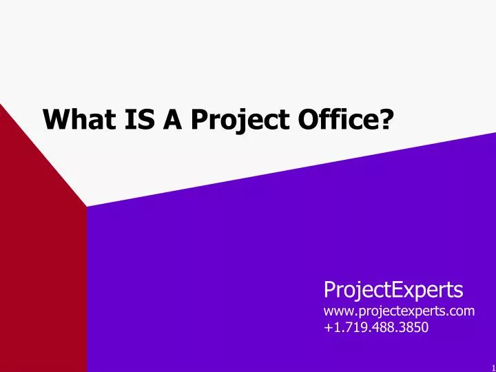 what is a project office