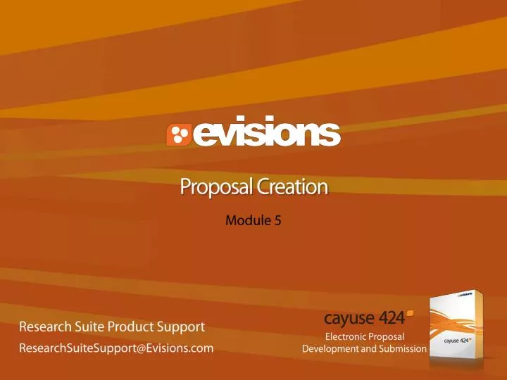 proposal creation