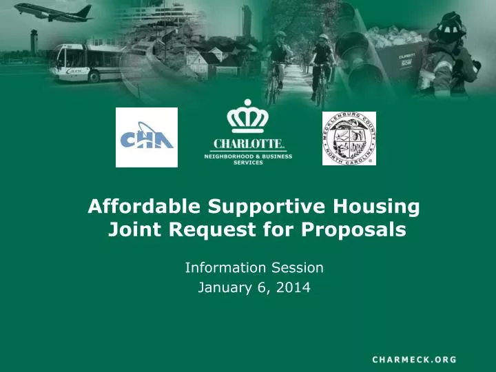 affordable supportive housing joint request for proposals