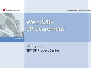Web B2B-eProcurement