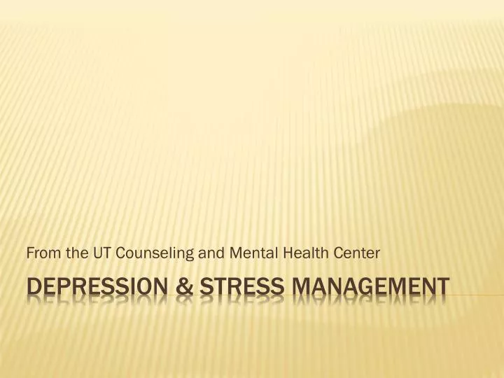 from the ut counseling and mental health center