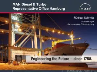 MAN Diesel &amp; Turbo Representative Office Hamburg