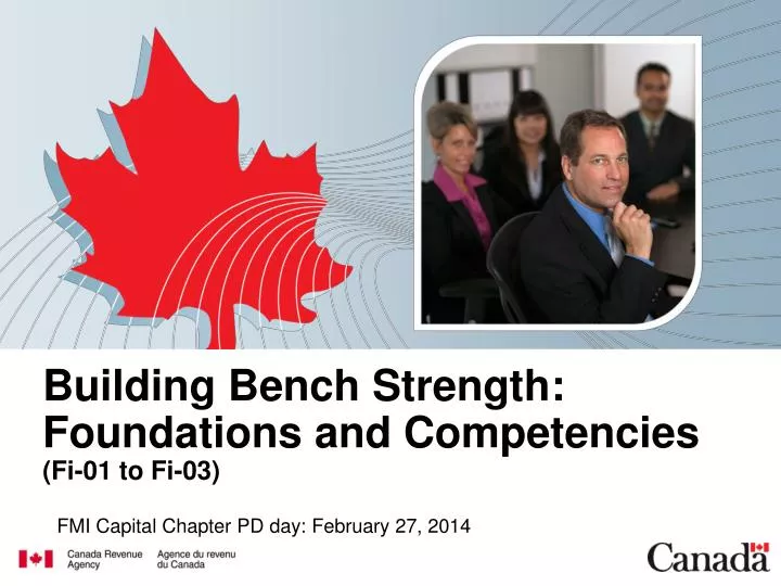 building bench strength foundations and competencies fi 01 to fi 03