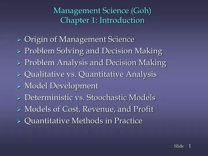 management science goh chapter 1 introduction
