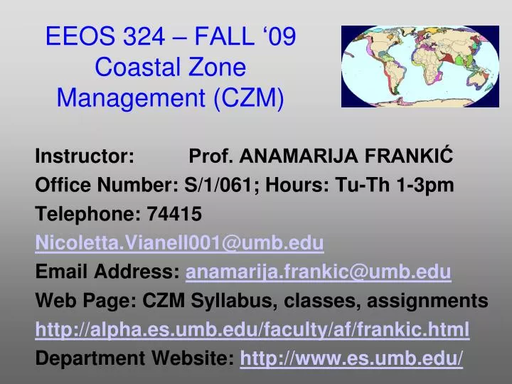eeos 324 fall 09 coastal zone management czm