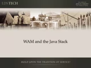WAM and the Java Stack