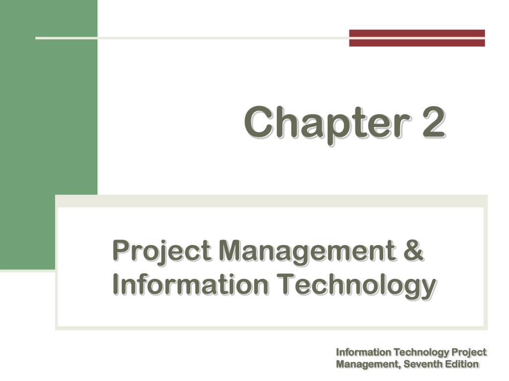 PPT - Project Management & Information Technology PowerPoint ...