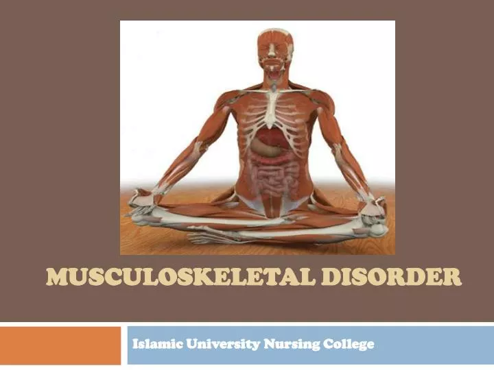 musculoskeletal disorder
