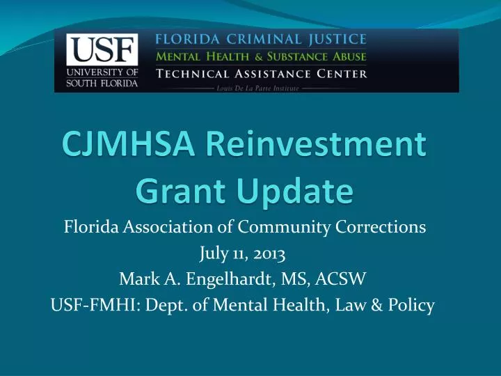 cjmhsa reinvestment grant update