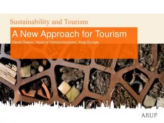 Sustainability and Tourism