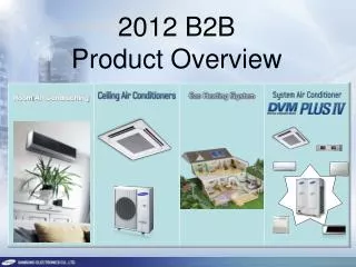 2012 B2B Product Overview