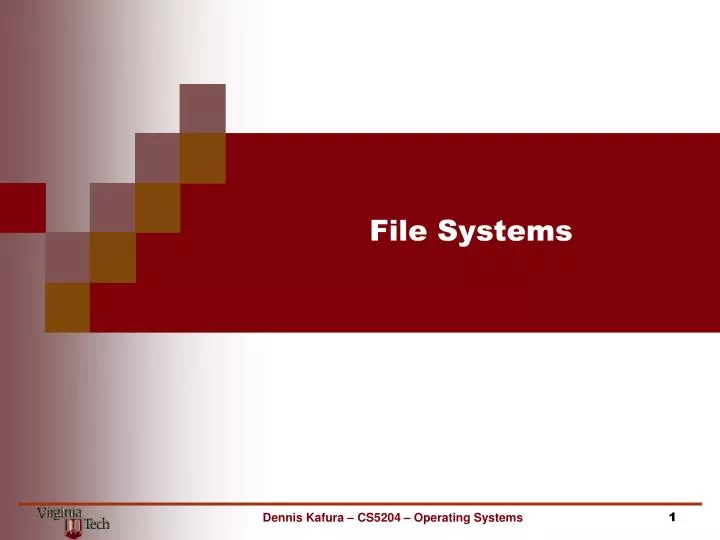 file systems