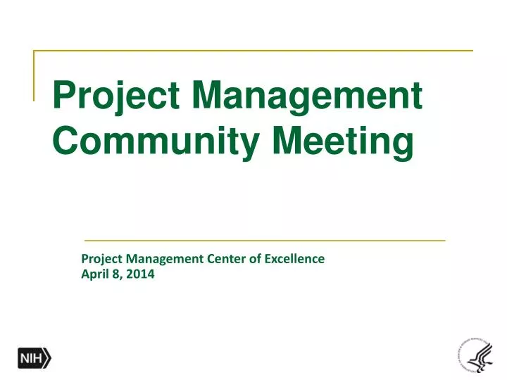 project management community meeting