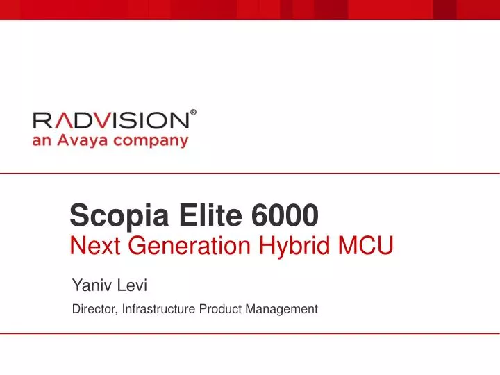 scopia elite 6000 next generation hybrid mcu