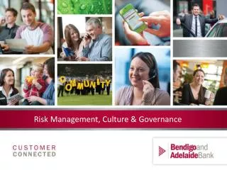 Risk Management, Culture &amp; Governance